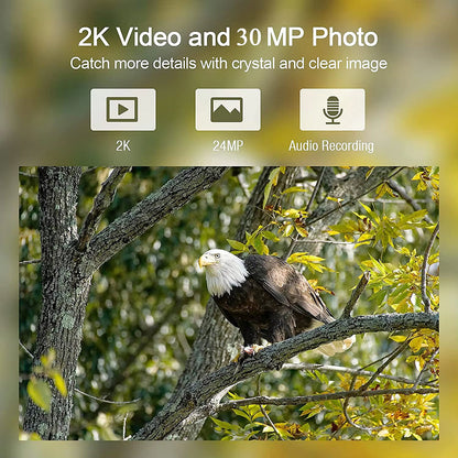30MP HD Trail Camera for Wildlife Monitoring in the UK