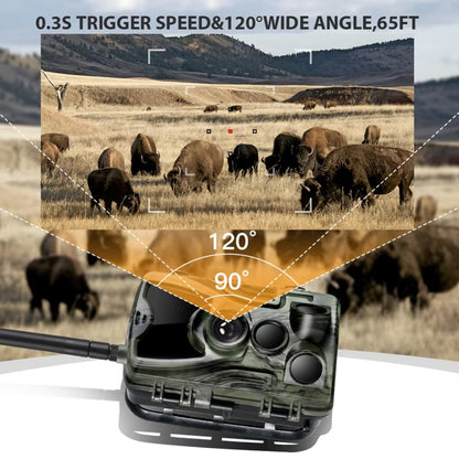 30MP HD Trail Camera for Wildlife Monitoring in the UK