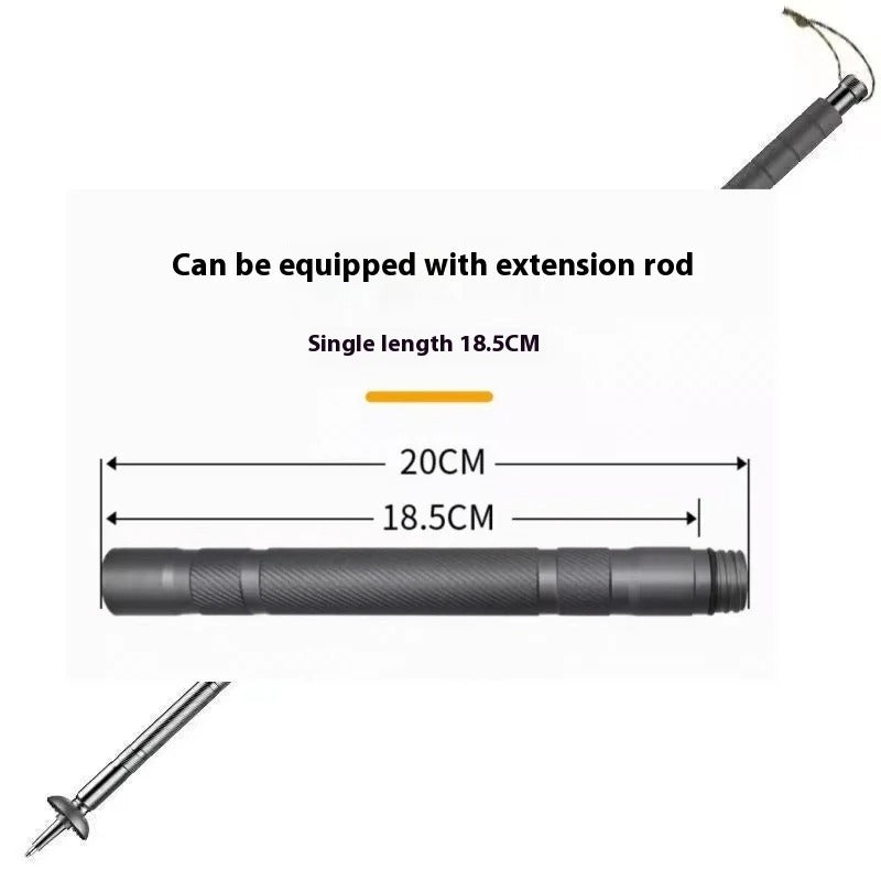 Multifunctional Tactical Hiking Pole for Adventure and Survival