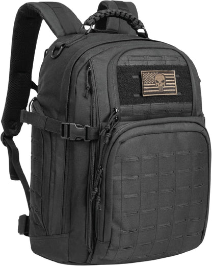 35L Tactical Backpack for Outdoor Use with Molle and Laptop Compartment