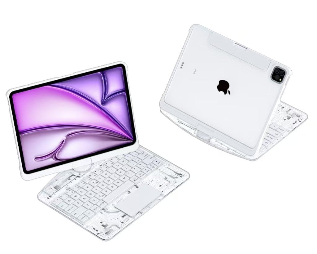 Versatile 360° iPad Keyboard Protector with TrackPad