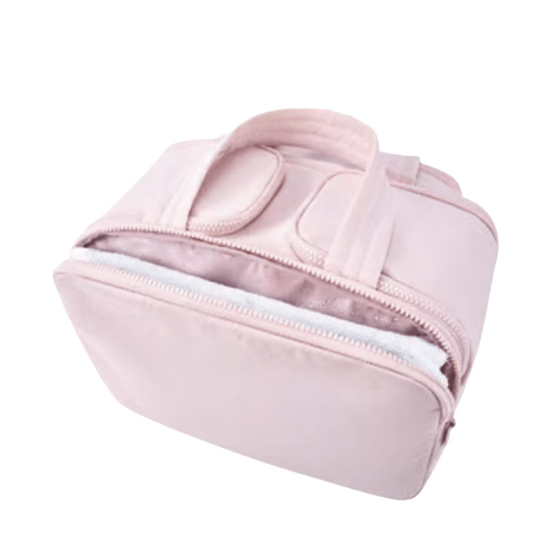 Hanging Toiletry Organizer with Water-Resistant Fabric and Multiple Pockets