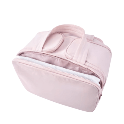 Hanging Toiletry Organizer with Water-Resistant Fabric and Multiple Pockets