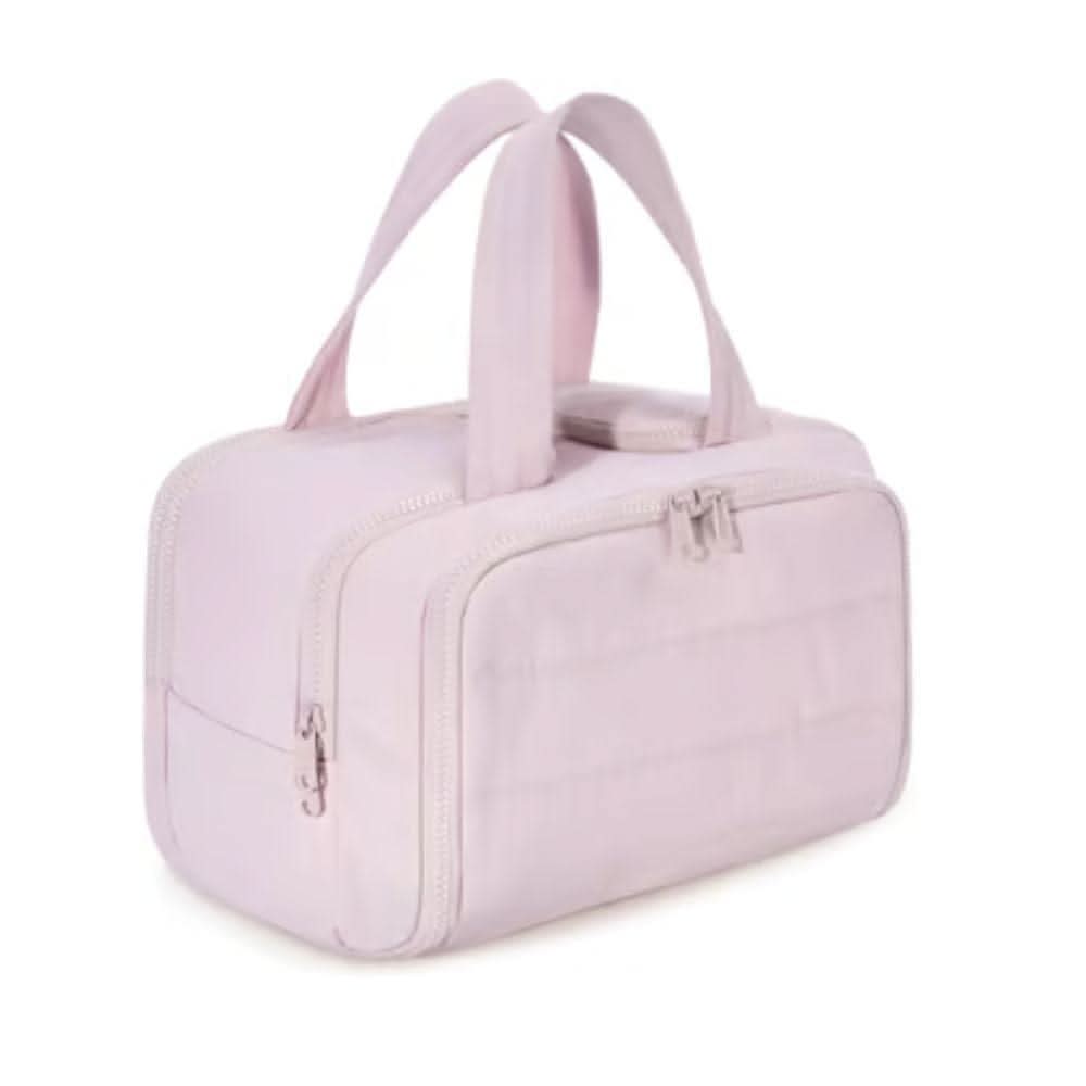 Hanging Toiletry Organizer with Water-Resistant Fabric and Multiple Pockets