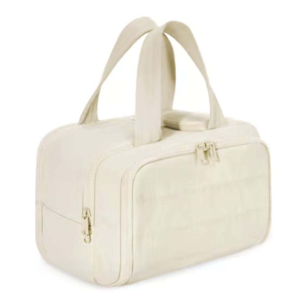 Hanging Toiletry Organizer with Water-Resistant Fabric and Multiple Pockets
