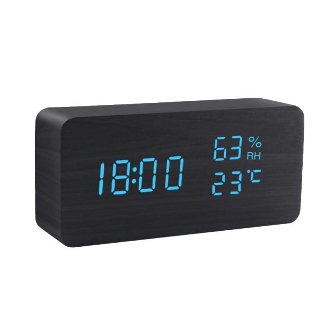 Minimalist LED Alarm Clock with Digital Display