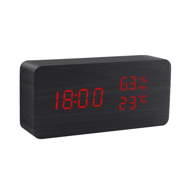 Minimalist LED Alarm Clock with Digital Display
