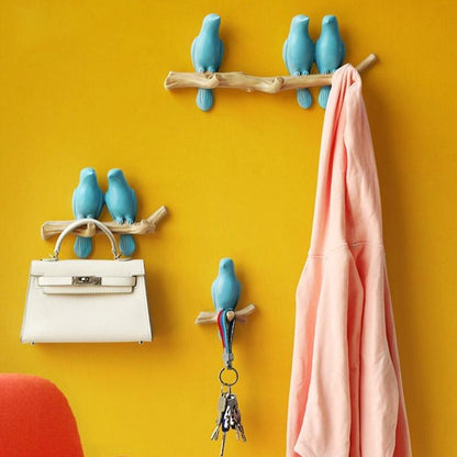 Decorative Wall Hooks with Beautiful Bird Design for Playful Styling
