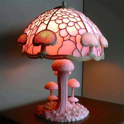 Vibrant Art Glass Table Lamp – Enchanting Illumination for Your Home