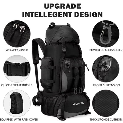 90L Professional Hiking Backpack for Expedition Travel