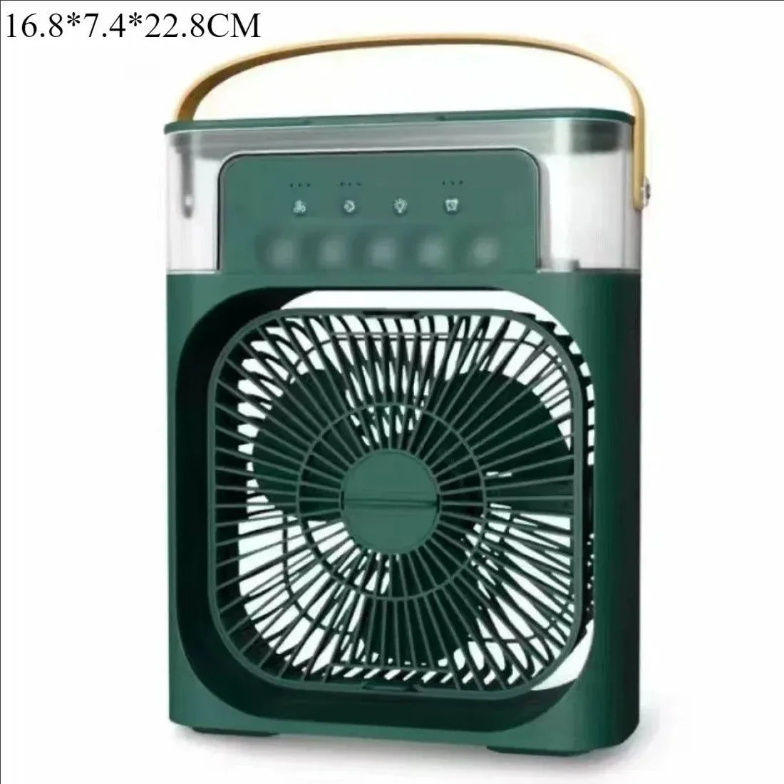USB-Powered Desktop Fan, Humidifier & Night Light – 3-in-1 Air Cooler