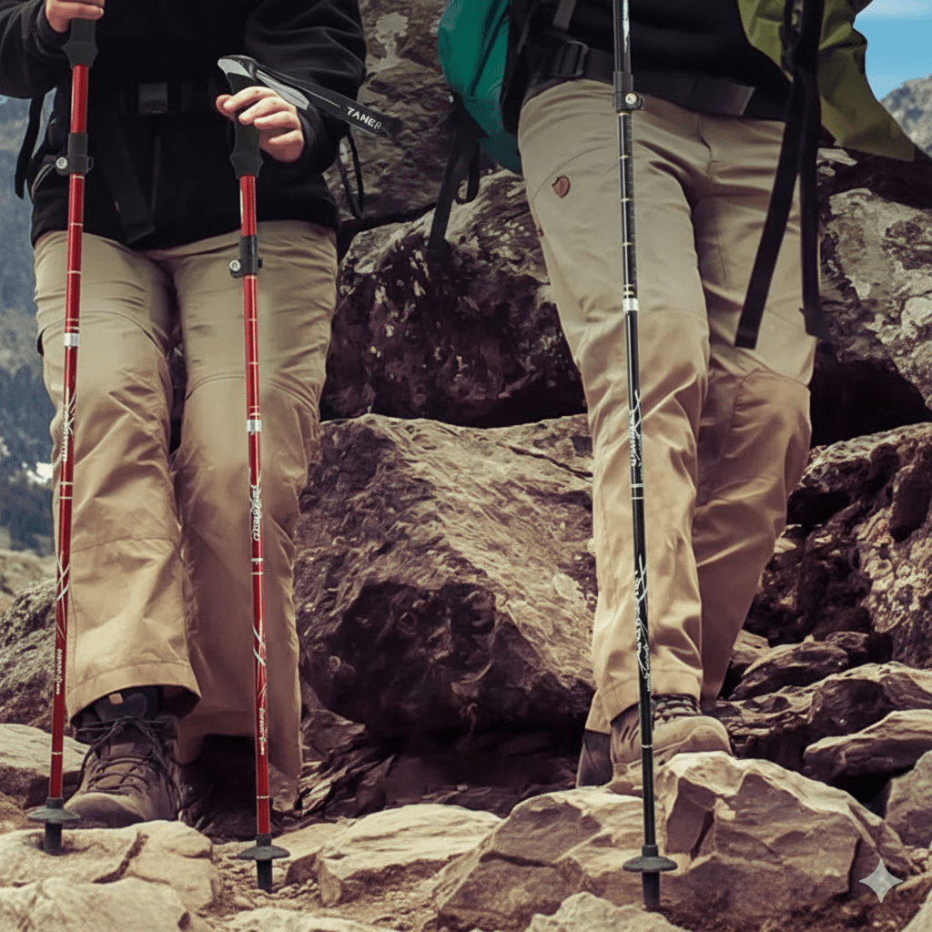 Ultralight Folding Trekking Poles for Hiking and Camping – Trekking Gear