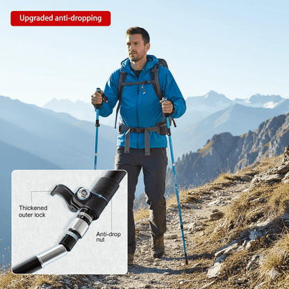 Ultralight Folding Trekking Poles for Hiking and Camping – Trekking Gear