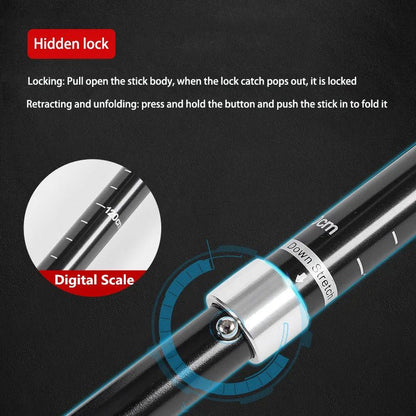 Ultralight Folding Trekking Poles for Hiking and Camping – Trekking Gear