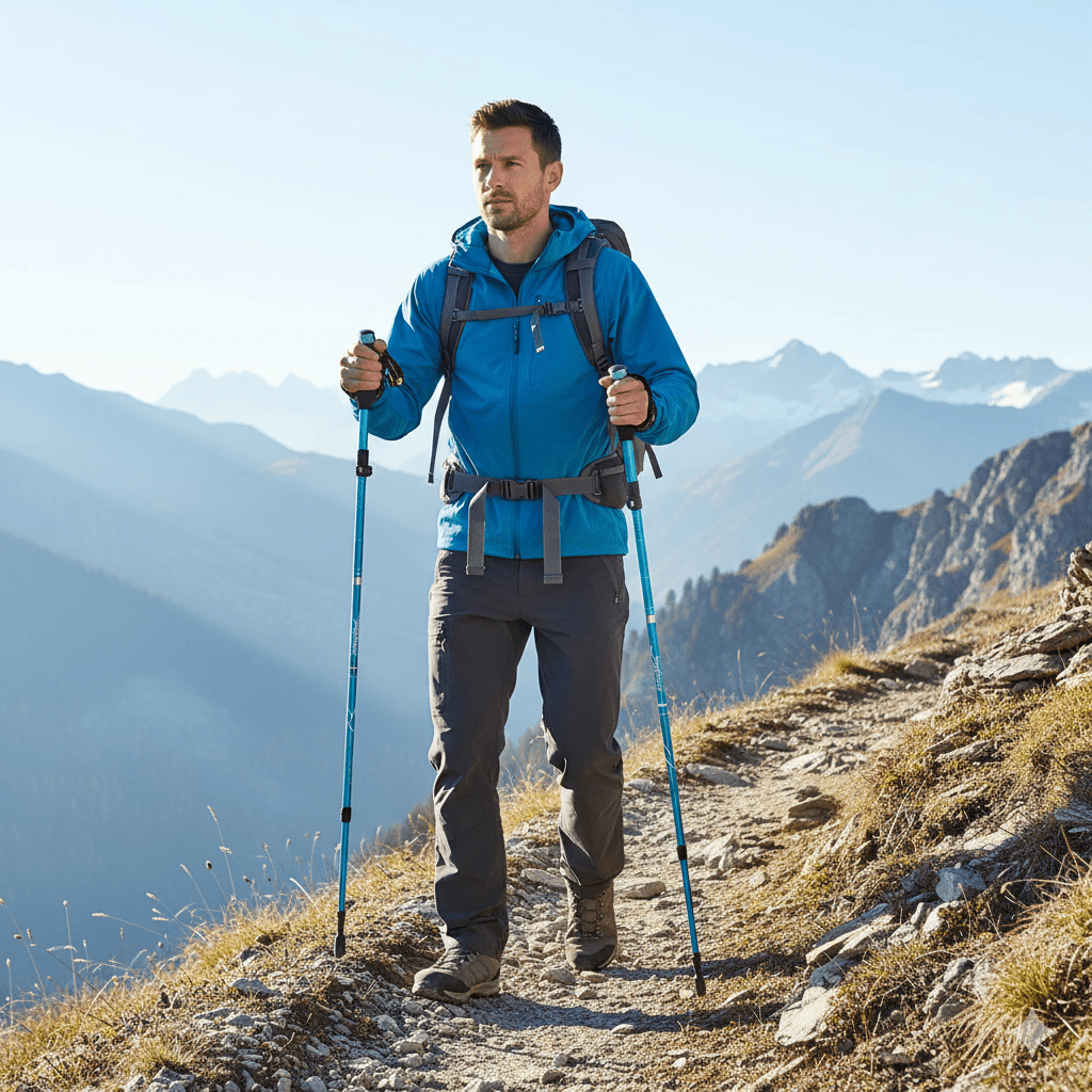 Ultralight Folding Trekking Poles for Hiking and Camping – Trekking Gear