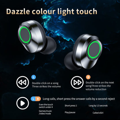 Bluetooth Earbuds with Smart Charging Case & Enhanced Sound