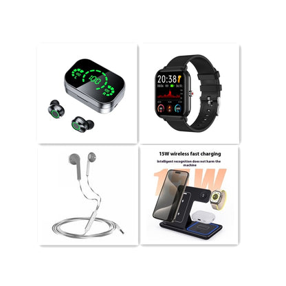 Bluetooth Earbuds with Smart Charging Case & Enhanced Sound