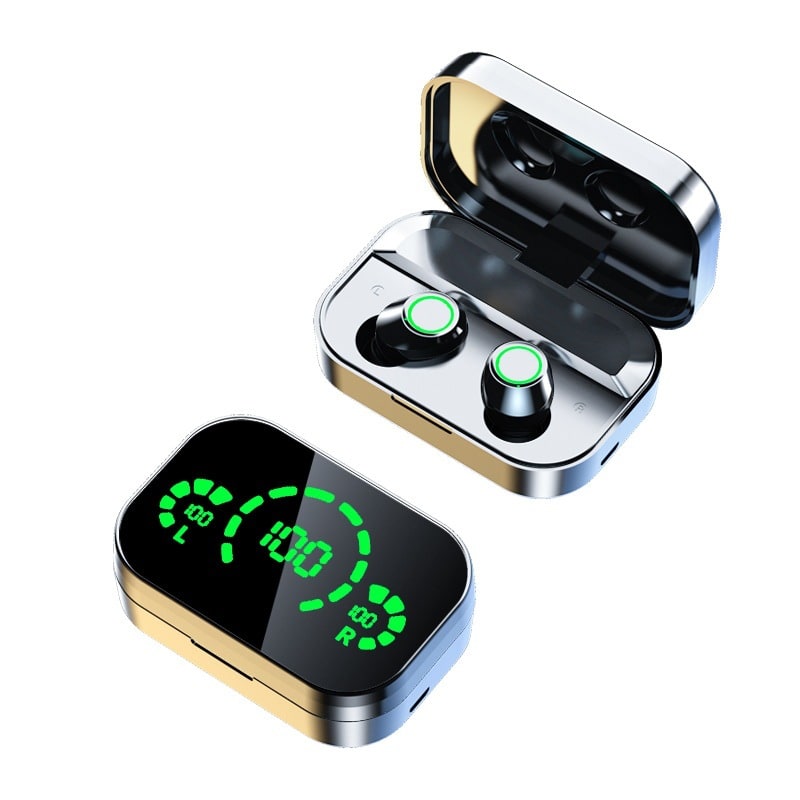 Bluetooth Earbuds with Smart Charging Case & Enhanced Sound