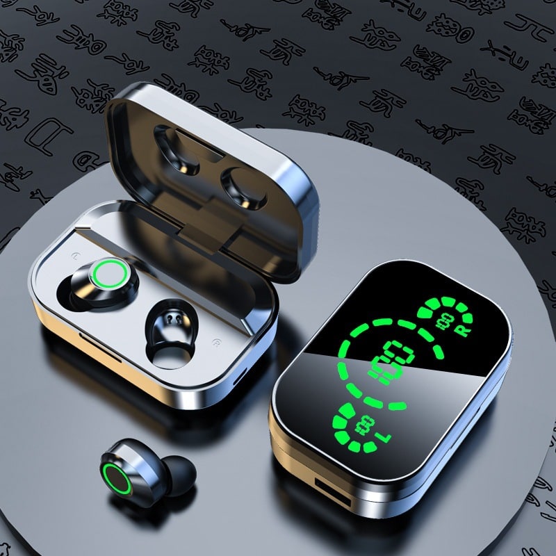 Bluetooth Earbuds with Smart Charging Case & Enhanced Sound