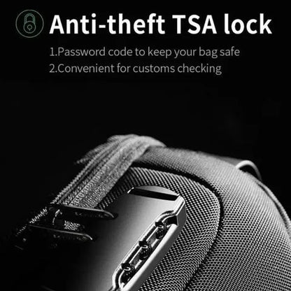 Secure and Stylish Crossbody Bag with Charging Feature