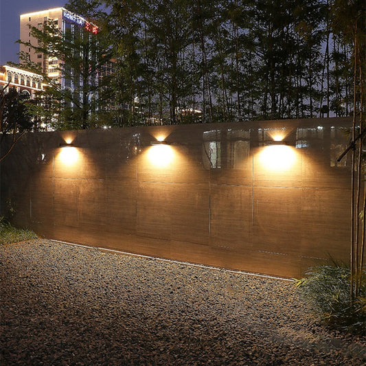 Solar Up-Down Outdoor Wall Light with Automatic Sensor – Energy Efficient – Warm & Cool White