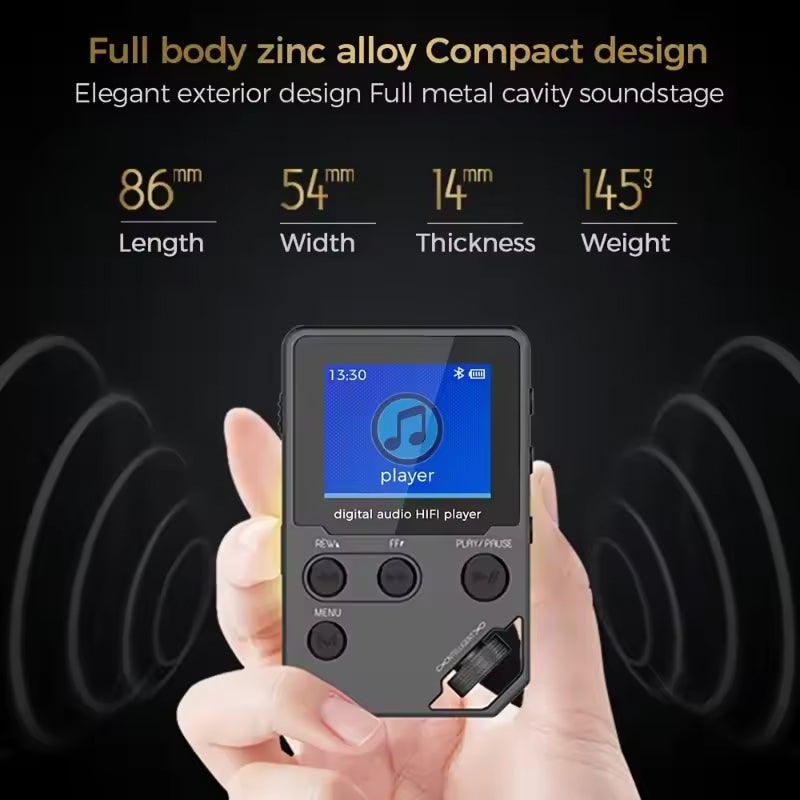 Bluetooth MP3 Player with 50-Hour Battery Life