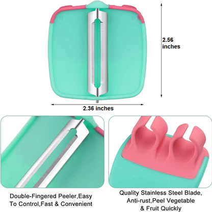 Set of 4 Vegetable Peelers