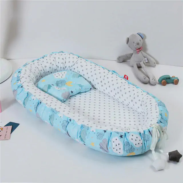Portable Cotton Baby Nest for Safe and Cozy Relaxation