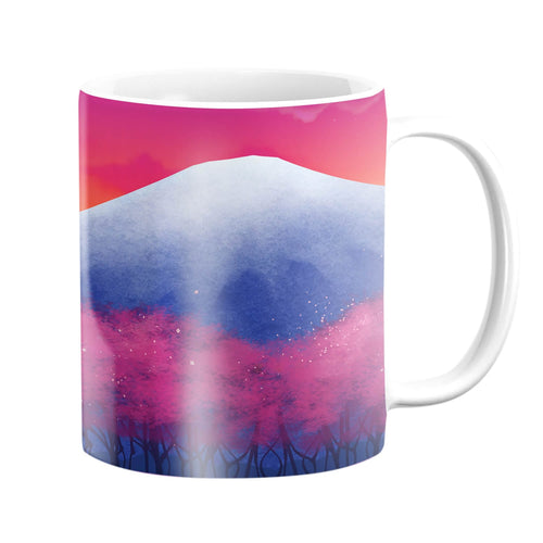 Twilight Fuji Tea Cup