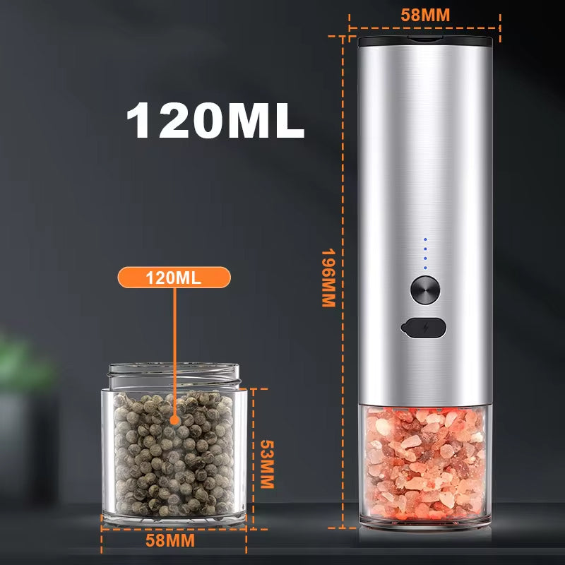 Salt and Pepper Mill with Twist Grind Mechanism