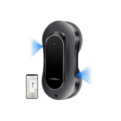 Window Cleaning Robot with Dual Water Spray and Laser Sensor Control via App