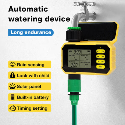 Automatic Irrigation Timer with Solar App Control - Dual Outlet Watering