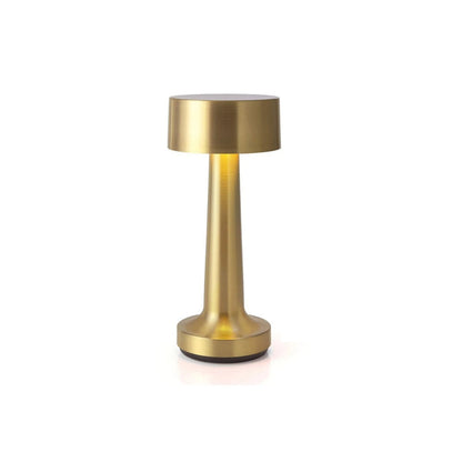 Touch-Controlled Metal LED Table Lamp with Adjustable Brightness
