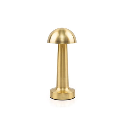 Touch-Controlled Metal LED Table Lamp with Adjustable Brightness