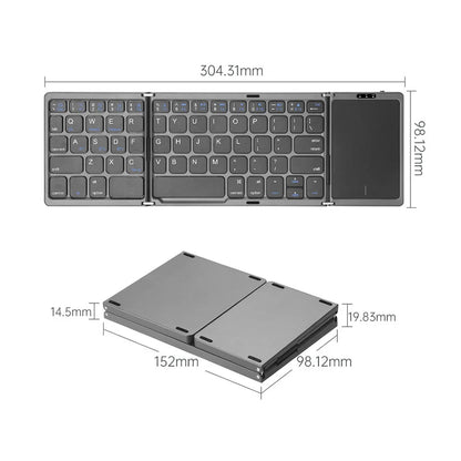 Foldable Portable Keyboard for Easy Typing on the Go