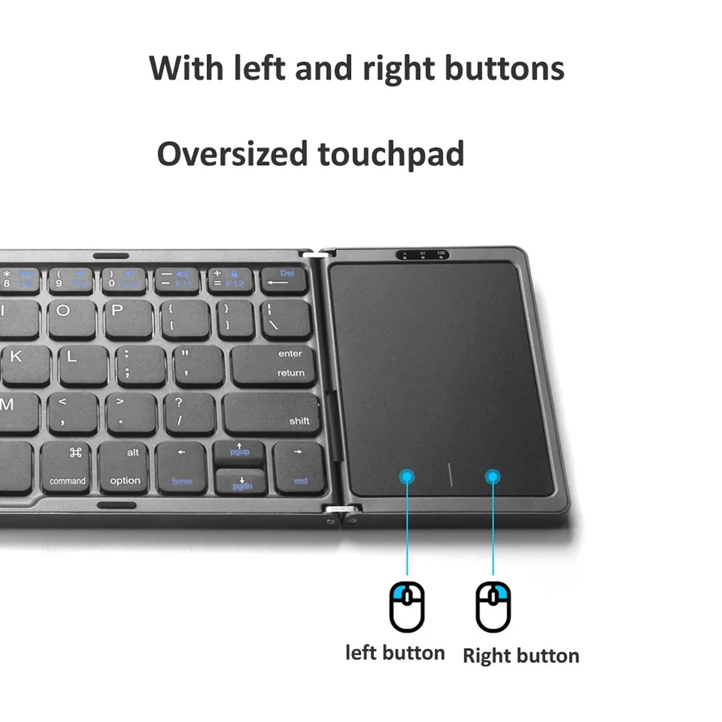 Foldable Portable Keyboard for Easy Typing on the Go