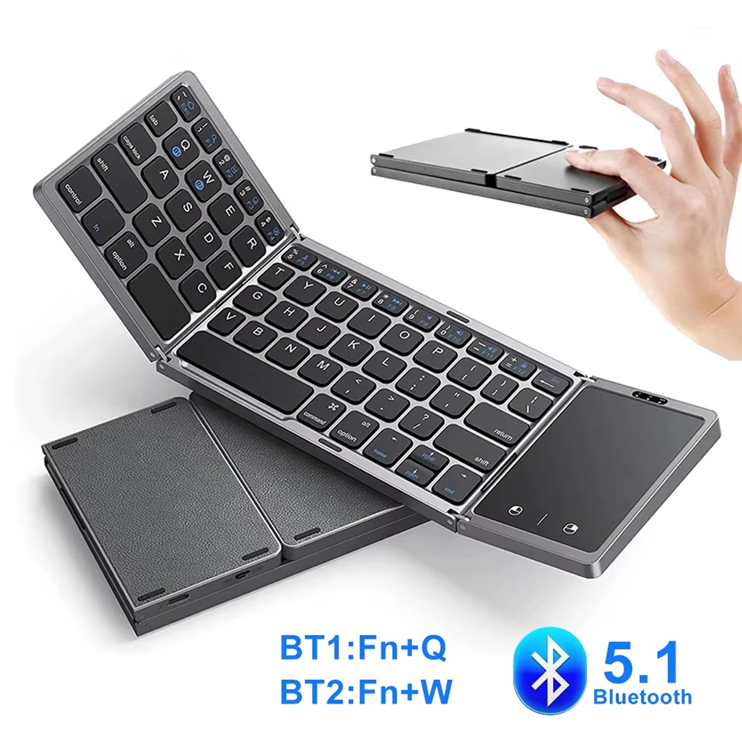 Foldable Portable Keyboard for Easy Typing on the Go