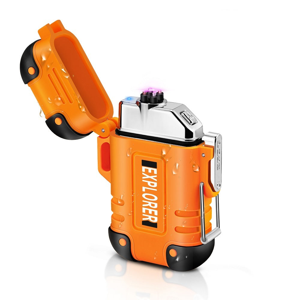 Plasma Lighter with Double Arc – Windproof and Waterproof Design