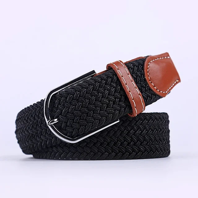 Stretchy Casual Belt Crafted from Elastic Fabric