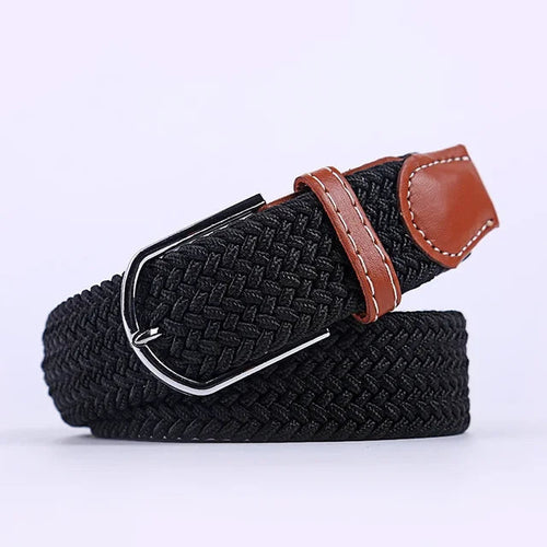 Stretchy Casual Belt Crafted from Elastic Fabric