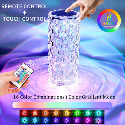 Enchanting Touch Lamp | 16 Vibrant Color Settings for Every Mood