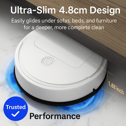 3-in-1 Smart Robot Vacuum Cleaner with Strong Suction for Pet Owners