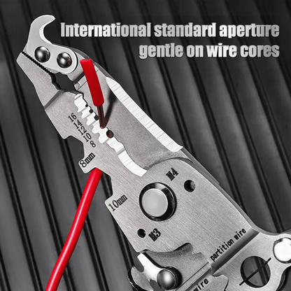 Compact 8-16 AWG Wire Stripping Tool with Multi-Functionality