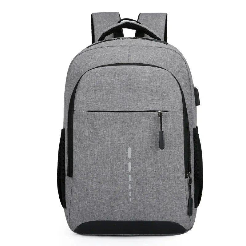 Water-Resistant Lightweight Backpack with USB Port, Reflective Details, Anti-Theft Zipper for School and Travel