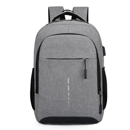 Water-Resistant Lightweight Backpack with USB Port, Reflective Details, Anti-Theft Zipper for School and Travel