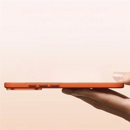 Matte Checkered Polycarbonate Case for iPhone with MagSafe and Camera Guard