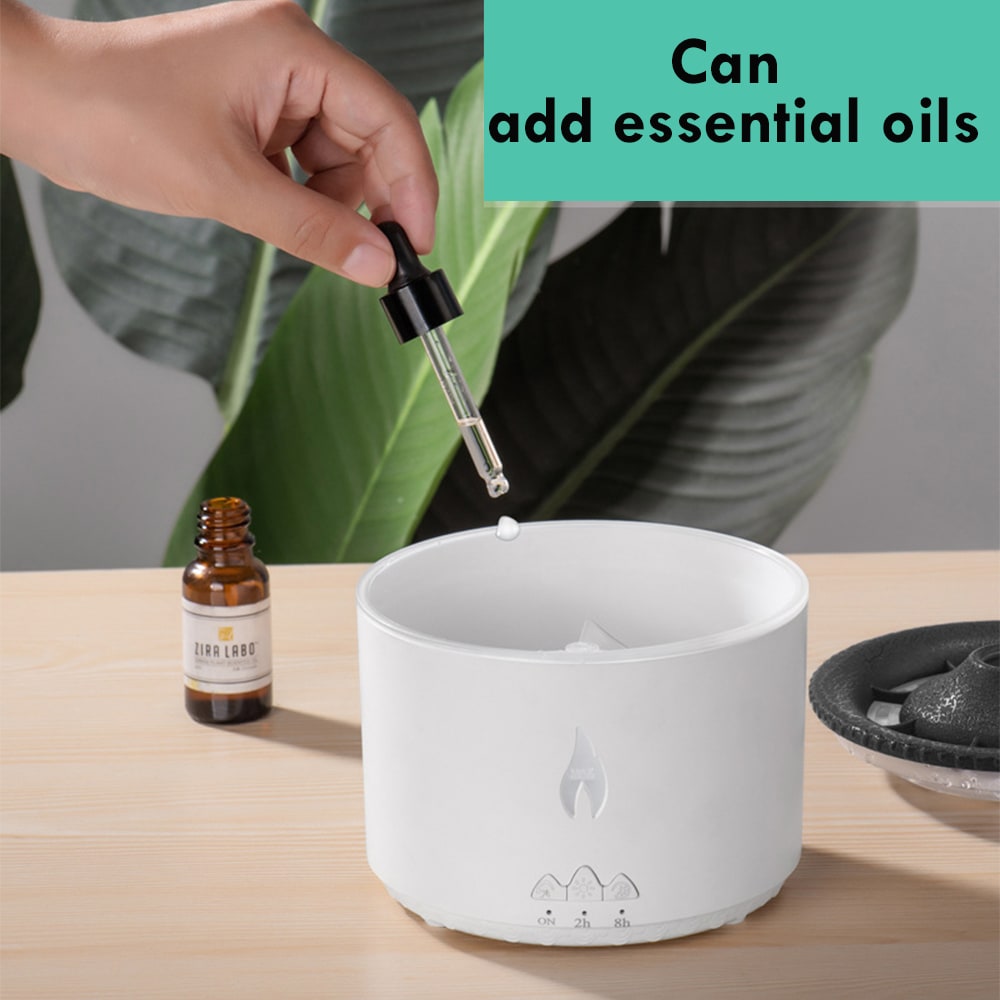 Enchanting Aroma Diffuser with Flame Light & Mist Effects