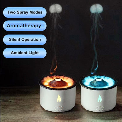 Enchanting Aroma Diffuser with Flame Light & Mist Effects