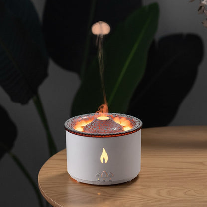 Enchanting Aroma Diffuser with Flame Light & Mist Effects