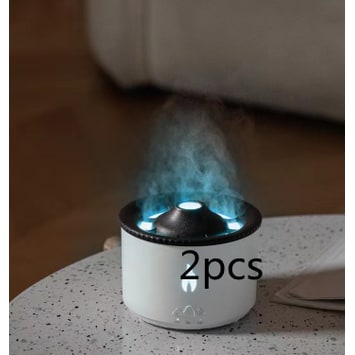 SerenityMist Aromatherapy Diffuser with Flame Light Effects
